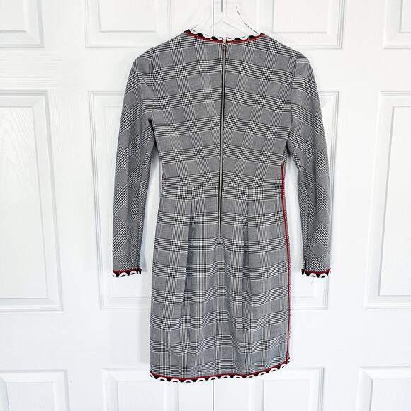 Carlisle Houndstooth Wool Blend Sheath Dress - Picture 7 of 10